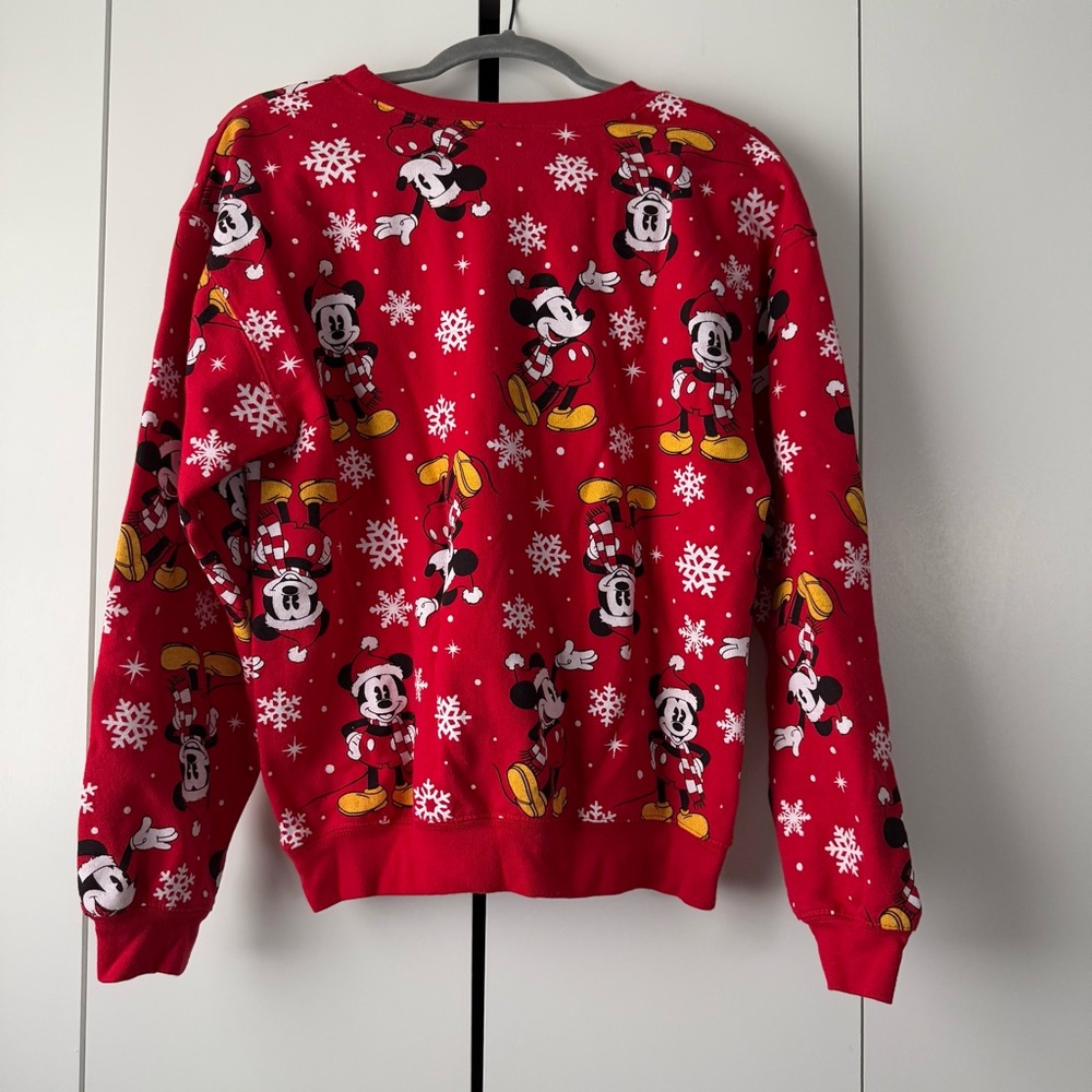 Disney Santa Mickey Sweatshirt M